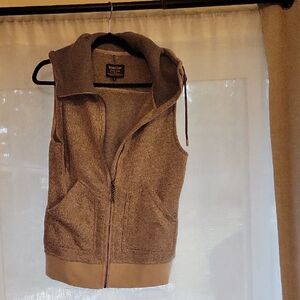 Burton Heather Gray Hooded Vest